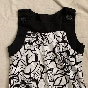 Black and white dress